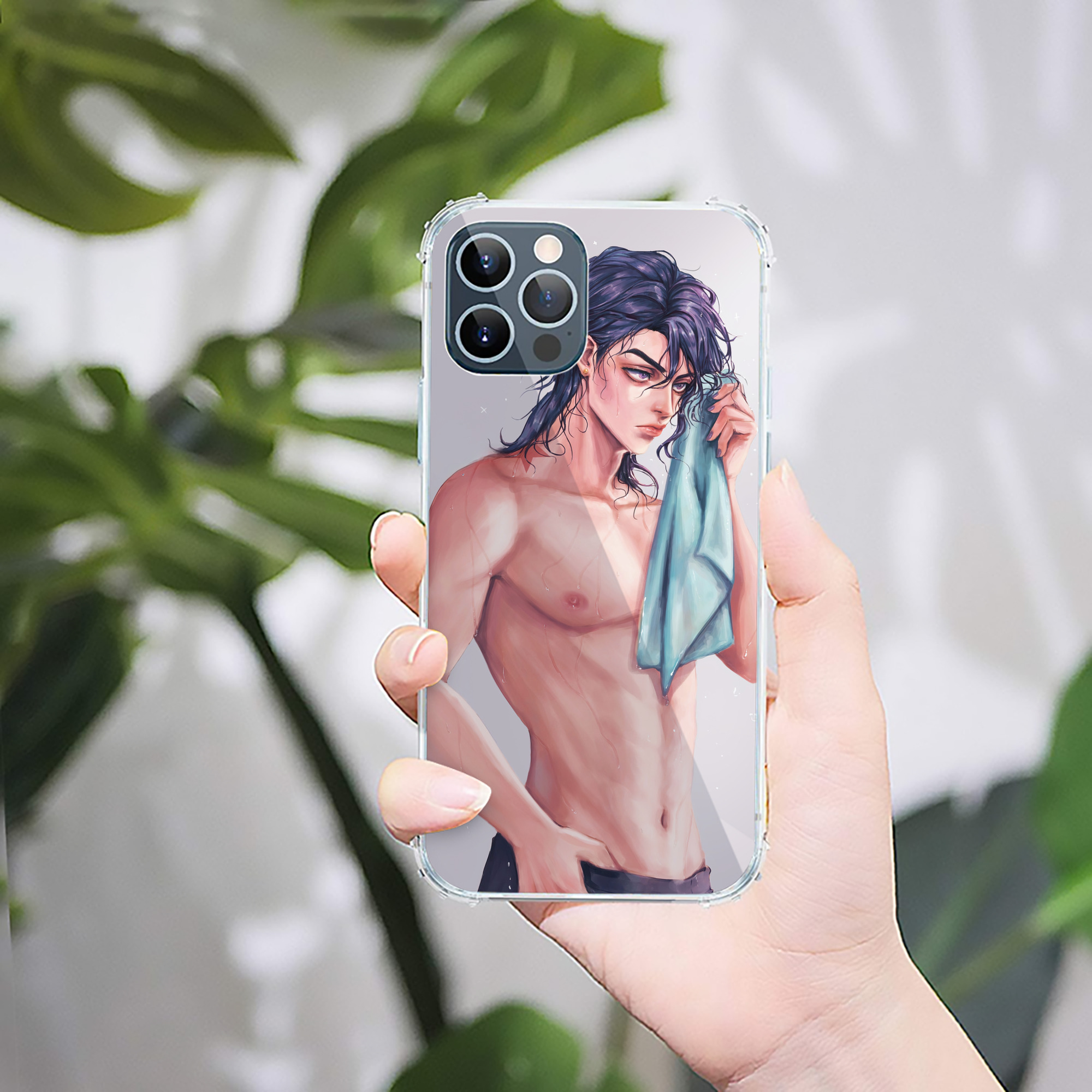 （画像用） ジョジョの奇妙な冒険 JoJo's Bizarre Adventure 【iPhone 12シリーズ対応】透明スマホケース（クリアソフトケース）